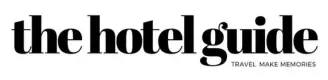 The logo for The Hotel Guide with the tagline 'Travel. Make Memories'.