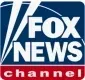 Fox News Channel logo with blue background and white text, red banner at the bottom.